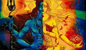 Ardhanaareeswara, Shiva and Sakthi as One. Our true sexuality